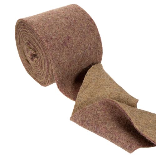 Wollfilzband zweifarbig, 15 cm
