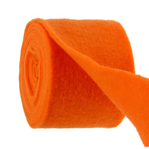 Floristik24 Filzband Orange 15cm 5m