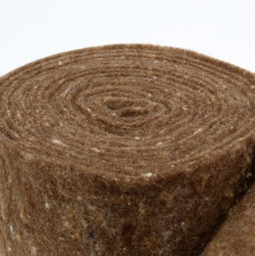 Floristik24 Filzband, Topfband Braun 15cm 5m