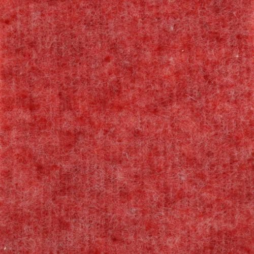 Filzband, Topfband, Wollfilz Rot, Weiß Meliert 15cm 5m