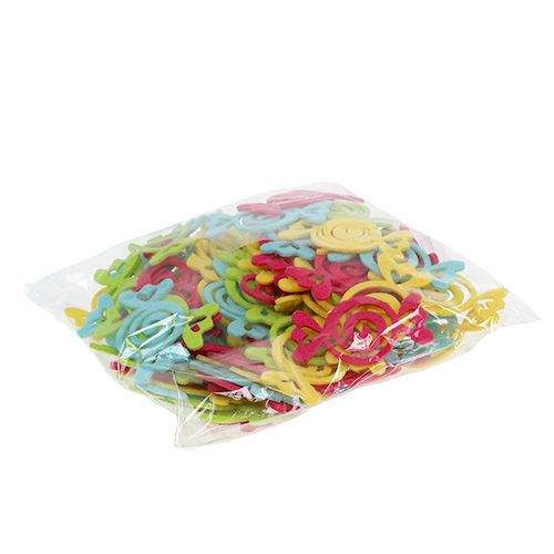 Floristik24 Filzbonbon Candy bunt sortiert 5,5cm 100St