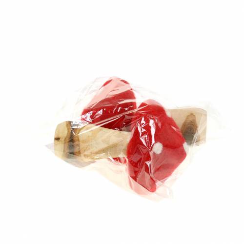 Fliegenpilz Herbstdeko Rot H13,5cm 2St