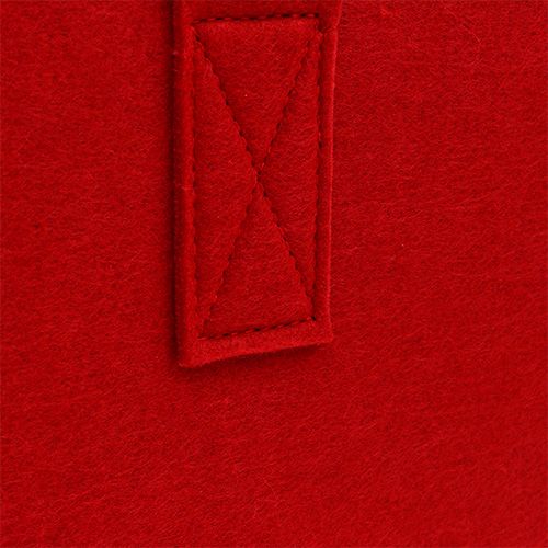Floristik24 Filztasche 39x25x22cm Rot