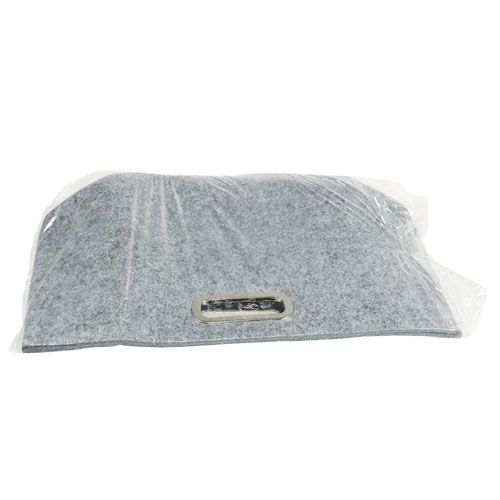 Floristik24 Filztasche grau 48cm x 30cm x 20cm