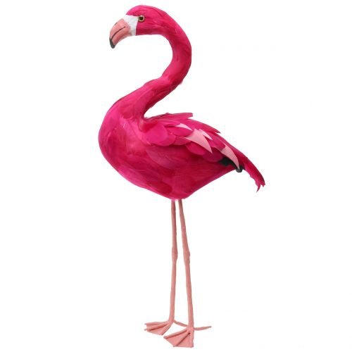 Floristik24 Dekovogel Flamingo Pink H46cm