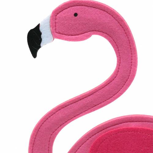 Artikel Sommerdeko Flamingo stehend Filz Pink 28×H58cm