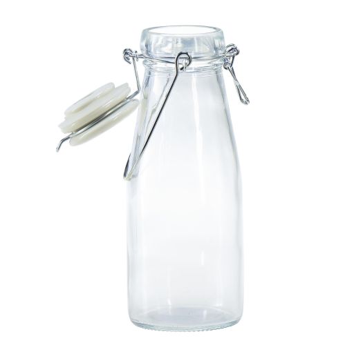 Flaschen Deko Glasflasche mit Verschluss Ø8cm 24cm