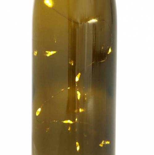 Floristik24 LED Flaschenlicht Warmweiß 73cm 15L