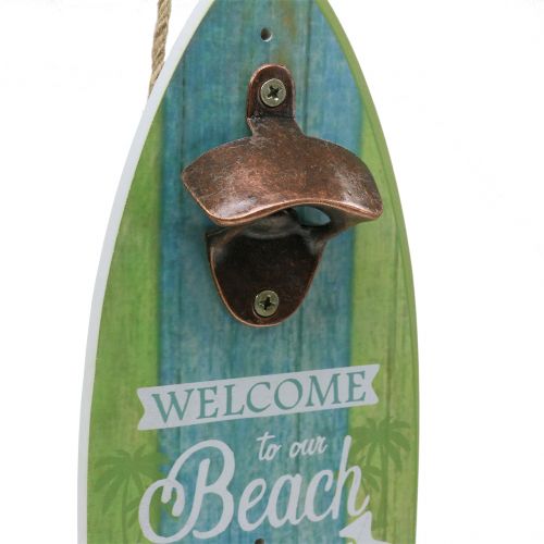 Wandflaschenöffner „Beach Bar“ 36cm x 11cm