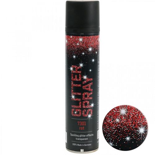 Floristik24 Flitter-Spray Rot 400ml