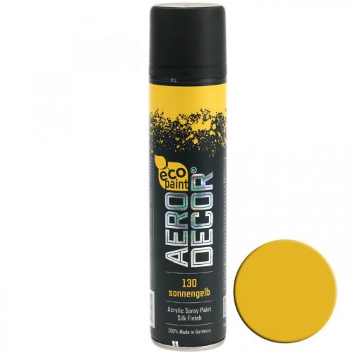 Floristik24 Color-Spray Seidenmatt Sonnengelb 400ml