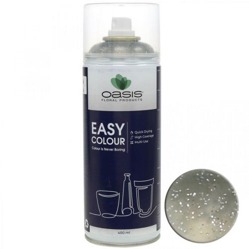 Floristik24 Glitter-Spray Silber Flitter Easy Colour Farbspray 400ml