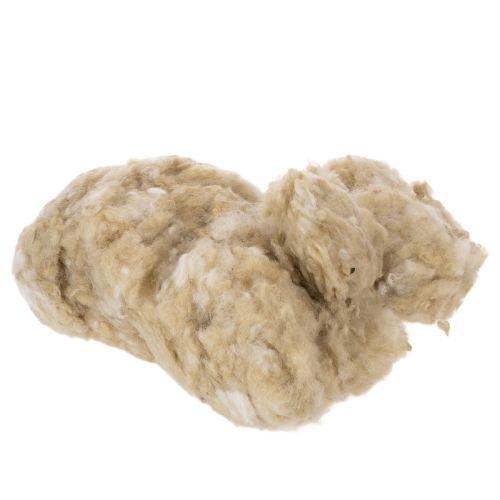 Beige Schafwolle lose 250g für Basteln und Dekorieren bestellen | Floristik24.at