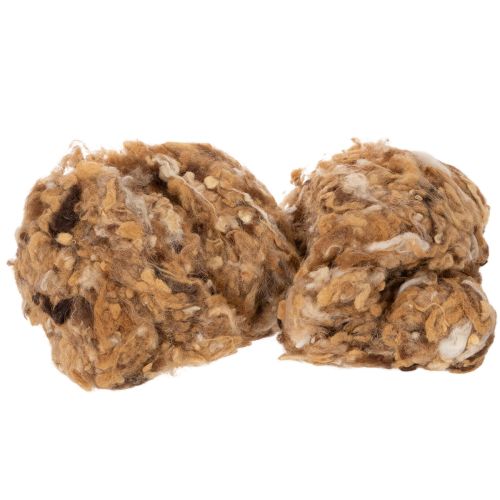 Schafwolle Braun Meliert 250g für Bastelarbeiten