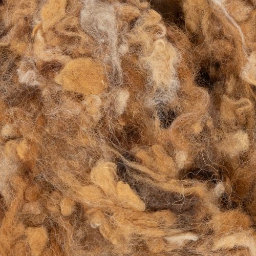 Schafwolle Braun Meliert 250g für Bastelarbeiten | Floristik24.at