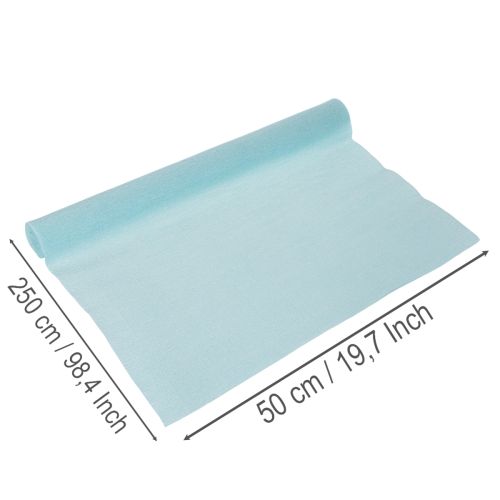 Floristen-Krepppapier 50 x 250 cm Hellblau für Dekoration und Bastelarbeiten | Floristik24.at