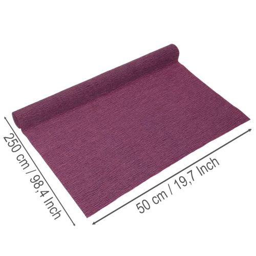 Floristen-Krepppapier 50x250 cm Lila für Dekoration | Floristik24.at
