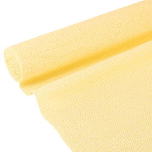 Artikel Floristen-Krepppapier Pastellgelb 50x250cm