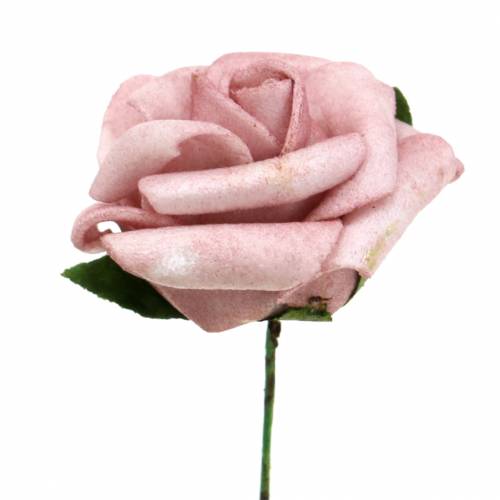 Artikel Foam-Rose Ø3,5cm Altrosa 48 St