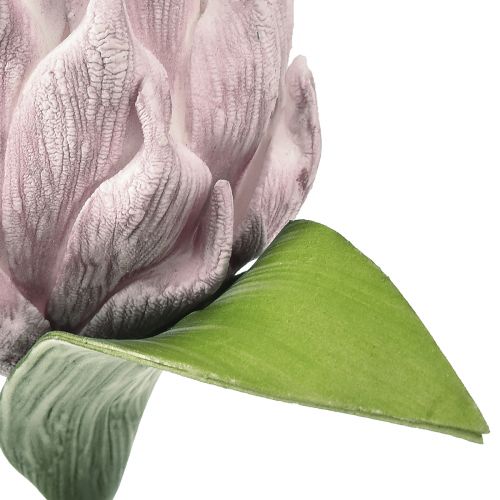 Floristik24 Foam Artischocke Helllila 14cm L28cm 1 St