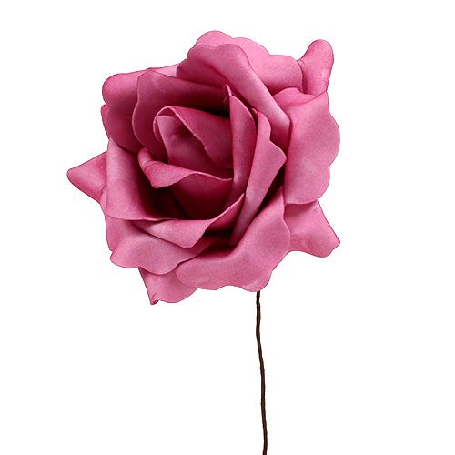 Floristik24 Foam Rose Erika Ø15cm 4St