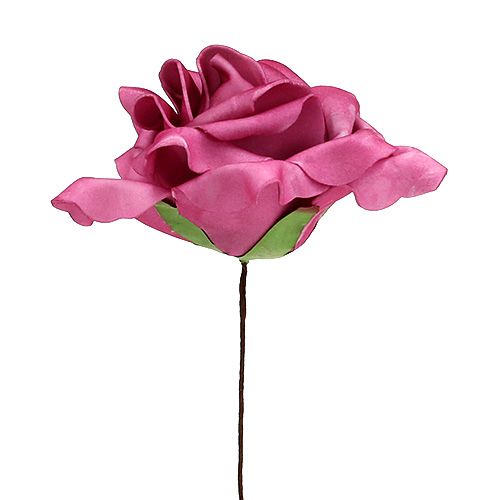 Floristik24 Foam Rose Erika Ø15cm 4St