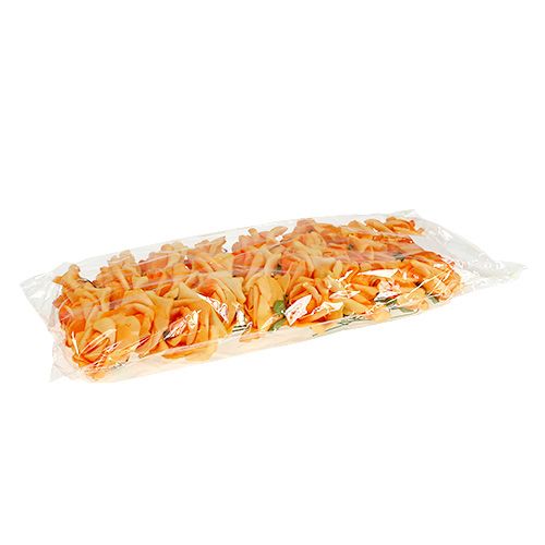 Floristik24 Foamrose Ø6cm Hellorange 27St