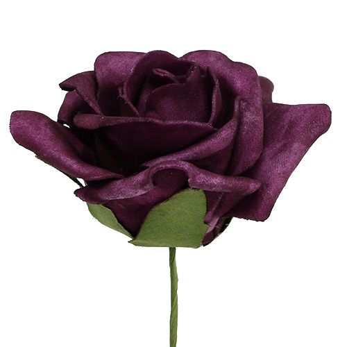 Artikel Foamrosen Ø7,5cm Mauve 18 St