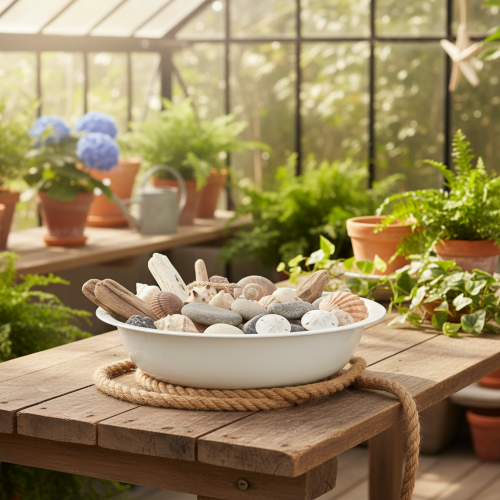 Artikel Metallschüssel Schale Weiß Emaille Optik Ø29cm H7,5cm