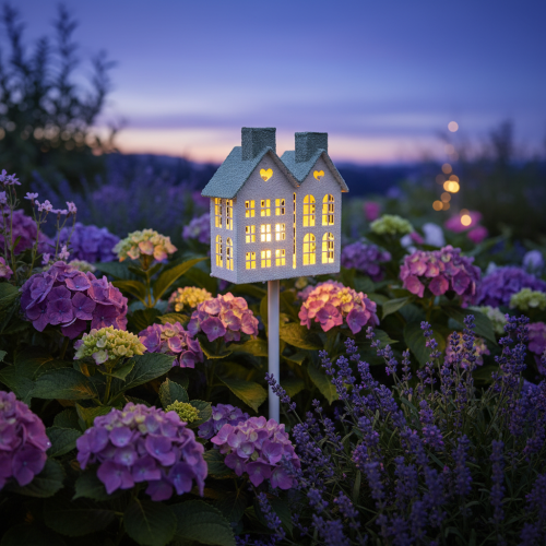 Artikel Lichterhaus gemütliche Dekoration für festliche Atmosphäre im Wohnzimmer 80cm