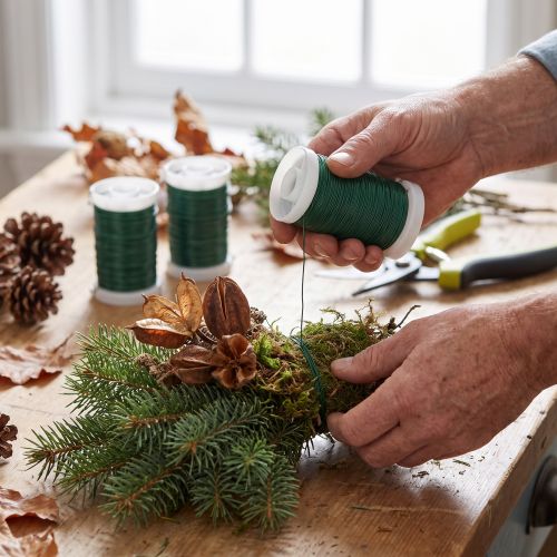Artikel Floristendraht Myrtendraht Grün Ø0,30mm 3x100g