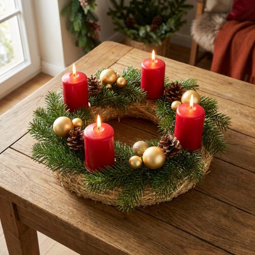 Strohkranz 25 cm Ø, 4 cm Höhe, 10 Stück – Naturstrohkränze für Dekoration | Floristik24.at