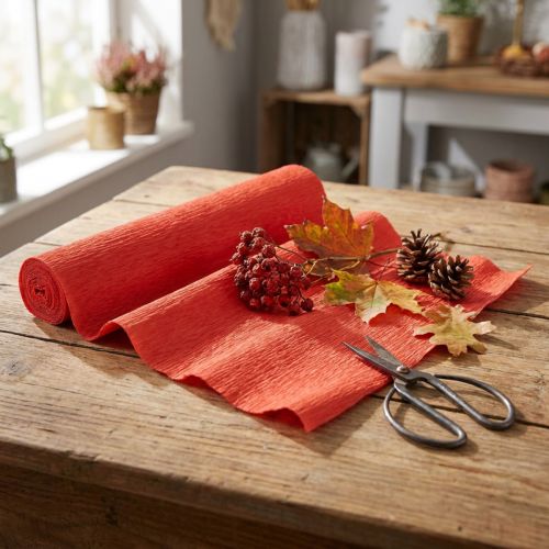 Floristen-Krepppapier Rot 50cm x 250cm für Bastel- und Dekorationszwecke | Floristik24.at