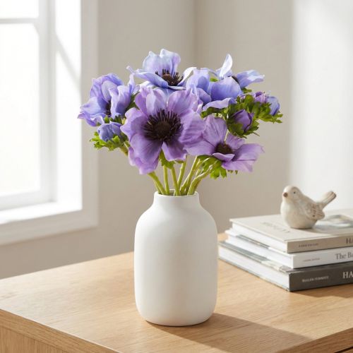 Kunstblumenstrauß Anemone