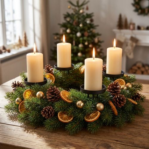 Artikel Kerzenhalter für Adventsdekoration 4er Set