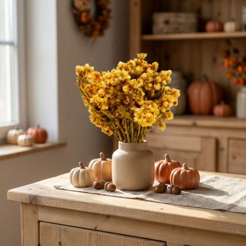 Artikel Trockenblumenbund Mini-Strohblume Gelb ca. 20–25cm 15g