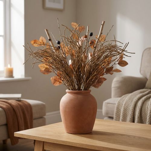 Grasbusch Braun Künstlich 48cm Deko Trockengras | Floristik24.at
