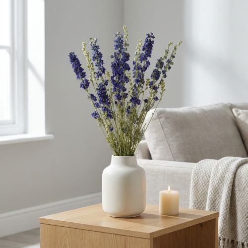 Getrockneter Rittersporn Blau 64cm Trockenblumen 25g | Floristik24.at