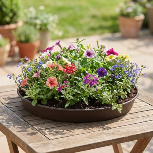 Pflanzring aus Kunststoff Braun Ø35–55cm, 1 Stück | Floristik24.at