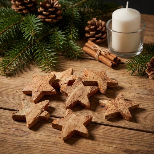 Kokossterne Natur 5,5-7 cm, 30 Stück, unbehandelt | Floristik24.at