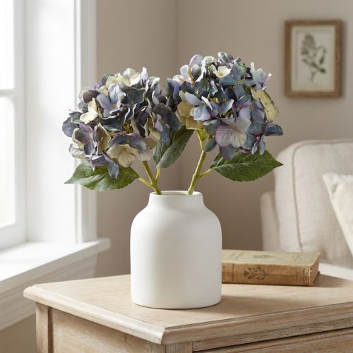 Künstliche Hortensien Blau Ø15cm L58cm 2er-Set | Floristik24.at