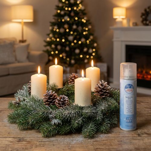 Silberspray für Fensterdeko und Winterdekoration 150 ml | Floristik24.at