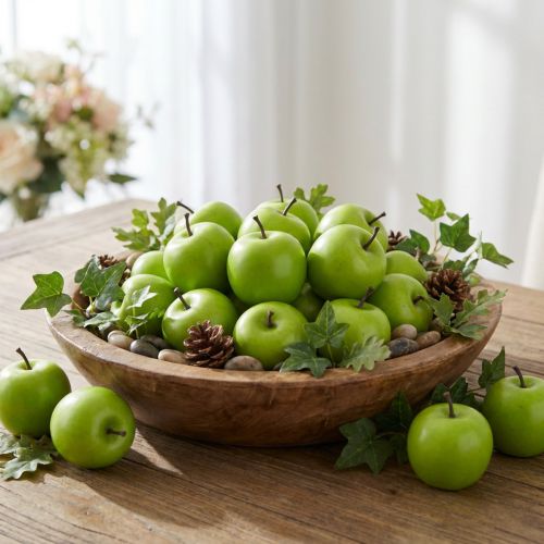 Artikel Deko-Obst künstlicher Mini-Apfel Grün 4,5 cm 24 Stück