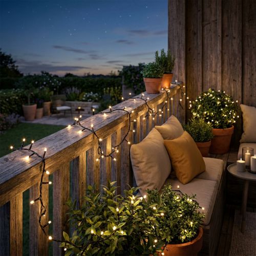 LED Reislichterkette 40 LEDs 3m warmweiß für Innen und Außen | Floristik24.at
