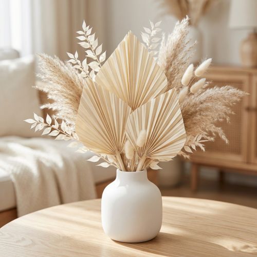 Trockenblätter Palmspear gebleicht 20 Stück ca. 35–45 cm Naturmaterial | Floristik24.at