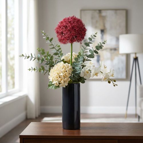 Künstlicher Allium Bordeaux