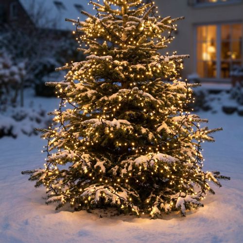 LED-Lichterkette Warmweiß 720 LEDs 54m für Außen und Innen | Floristik24.at
