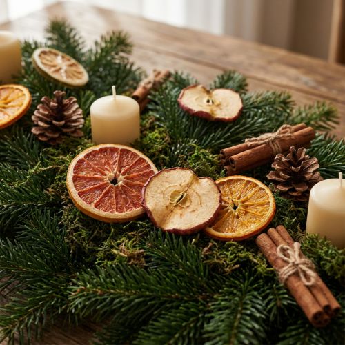 Trockenfruchtmix als dekorative Scheiben für Herbst und Weihnachten 500g | Floristik24.at