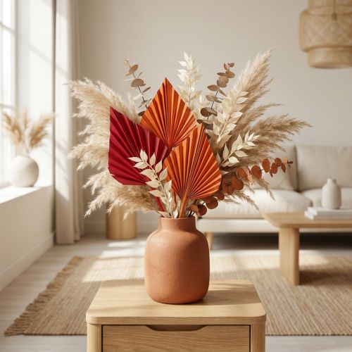 Mini Palmspear aus Palmenblatt ca. 30–40cm Rot Orange 100 Stück | Floristik24.at