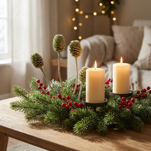 Sabulosum Zweige Grün gefrostet 30–50 cm 25 Stück | Floristik24.at